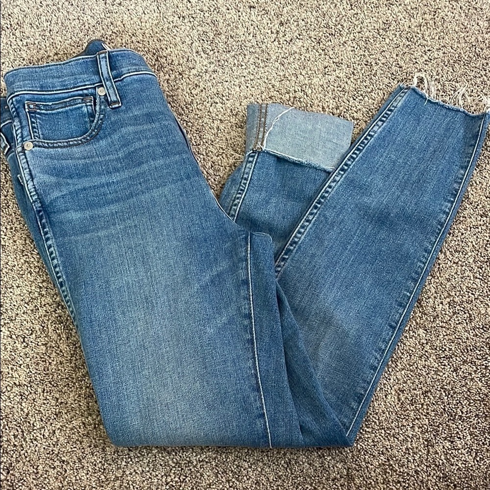 Madewell 10” high rise skinny 25